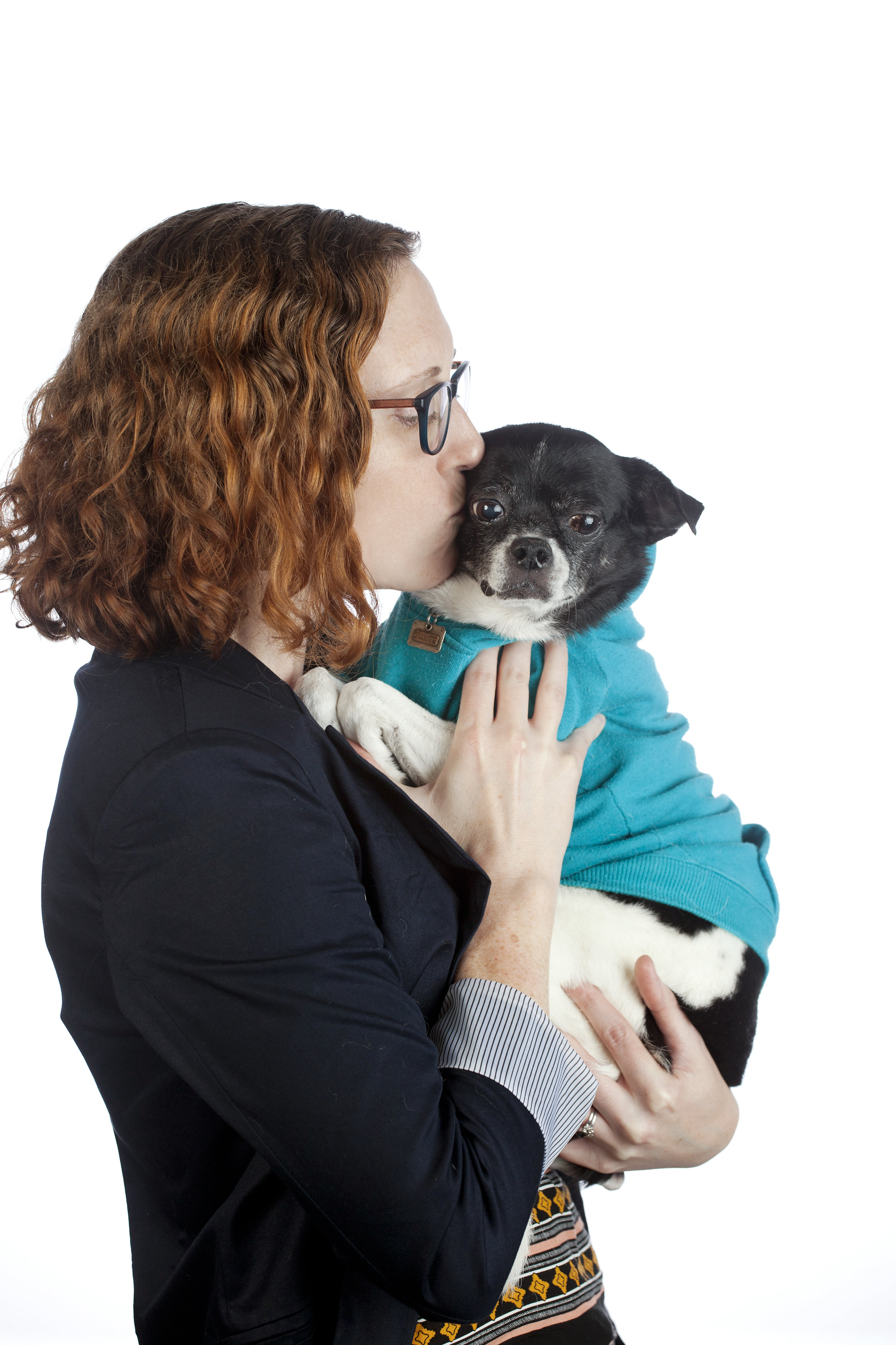 Kathy Weisensel and her dog, Elliott